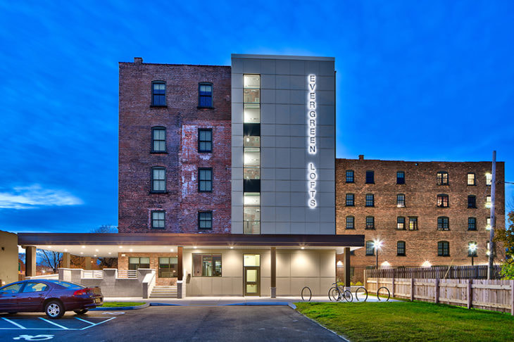 Evergreen Lofts win AIA award, Picone Construction